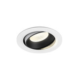 SLV 1010023 NUMINOS MOVE XL, Deckeneinbauleuchte weiß/schwarz 4000K 55°