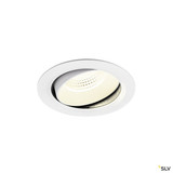 SLV 1010024 NUMINOS® MOVE XL, Deckeneinbauleuchte, 4000 K, 55°, IP20, rund, weiß