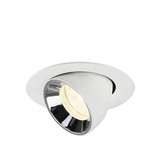 SLV 1010073 NUMINOS GIMBLE XS, Deckeneinbauleuchte weiß/chrom 4000K 20°