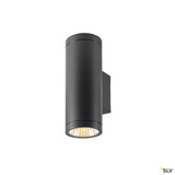 SLV 1010175 HELIA PRO L, Wandaufbauleuchte, up/down, DALI, P2, 2700 K, 30 W, touch, 24°, anthrazit