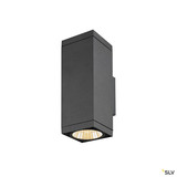 SLV 1010185 THEO PRO L, Wandaufbauleuchte, single, DALI, P1, rechteckig, 2700 K, 10 W, 24°, anthrazit