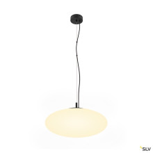 SLV 1010415 OLYPSO 50, Pendelleuchte, E27, Pendellänge 400 cm, 1 x max. 40 W, schwarz