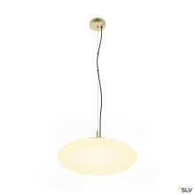 SLV 1010416 OLYPSO 50, Pendelleuchte, E27, Pendellänge 400 cm, 1 x max. 40 W, gold