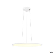 SLV 1010428 PANEL 60, Pendelleuchte, rund, DALI, Pendellänge 200 cm, 3000/4000K, 90°, weiß