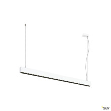 SLV 1010511 GLENOS® PRO, Pendelleuchte, 1,2m, DALI, UGR16, Pendellänge 210 cm, 4000K, 75°, weiß / schwarz