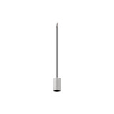 SLV 1012110 FITU Lamp Set, PD, Stone, inkl. E27 Lampe und 3PH. Adapter, 3-Phasen Pendelleuchte, Pendellänge 5m, 1900K, Globe 150, 15W, 330°, grau