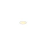SLV 1012198 SENSER 2.0 12, RL, rund, Phase, Deckeneinbauleuchte, 3000K / 4000K, 8W, 90°, weiß