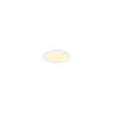 SLV 1012200 SENSER 2.0 18, RL, rund, Phase, Deckeneinbauleuchte, 3000K / 4000K, 12W, 90°, weiß