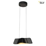 SLV 147830 WAVE PENDANT Pendelleuchte schwarz 9W LED 3000K inkl. Rosette