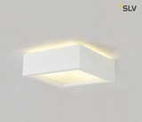 SLV 148002 Deckenleuchte GL 104 E27 eckig weisser Gips max.2x25W