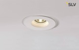 SLV 148070 PLASTRA Downlight GU10 rund weisser Gips