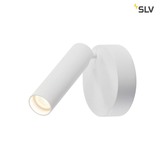 SLV 152331 KARPO 30 Single Spot Wand- u. Deckenleuchte rund weiss 7,5W LED 3000K