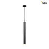 SLV 158410 HELIA 40 Pendelleuchte LED 3000K rund schwarz flache Rosette 9W