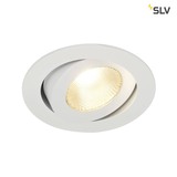 SLV 161271 CONTONE Downlight schwenkbar rund weiss 13W LED warmweiss