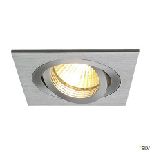 SLV 199996 PIREQ, alu brushed, max. 50 W, inkl.Clipfedern