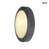SLV 229075 BULAN Deckenleuchte rund anthrazit E14 max. 60W satiniertes Glas