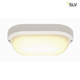 SLV 229931 TERANG 2 Wand- und Decken- leuchte oval weiss 3000K IP44