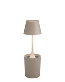 Sompex PEEKY Akku-Tischlampe Sand 0,8W Warmweiss IP44 72723