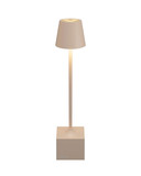 Sompex DAVE Akku-Tischlampe Sand 1,5W steuerbare Lichtfarbe IP54 78665