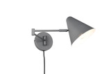Trio 263970142 Cosima E14 Wandleuchte ⌀15cm Anthrazit