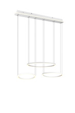 Trio 323610331 LED Pendelleuchte MORRISON Weiss matt 56W dimmbar