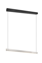 Trio 347910107 Wallace LED Pendelleuchte 29W dimmbar Nickel Matt CCT einstellbare Lichtfarbe