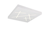 Trio 630810131 Snip LED Deckenleuchte 24W dimmbar Weiß Matt CCT einstellbare Lichtfarbe