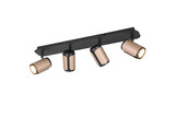 Trio 814500465 Gillan GU10 Strahler 4-fach Coffee