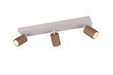 Trio 867700365 Soka GU10 Strahler 3-fach Coffee