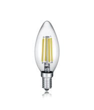 Trio Kerze LED Lampe E14  4W ⌀3,5cm dimmbar Klar warmweiss wie 40w