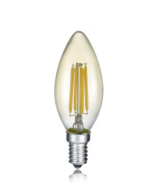Trio Kerze LED Lampe E14  4W ⌀3,5cm Amber warmweiss wie 40w